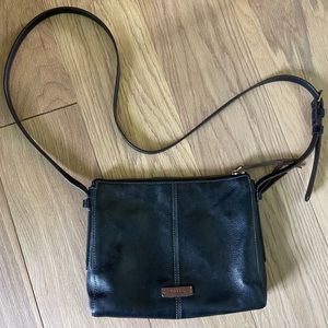 Black Fossil Crossbody Purse